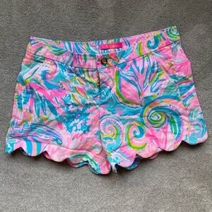Lilly Pulitzer Buttercup Stretch Shorts in Carnival Coral
